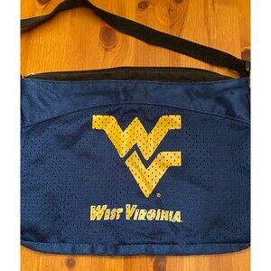 West Virginia Mountaineers Purse Jersey Crossbody NCAA Logo WV Handbag